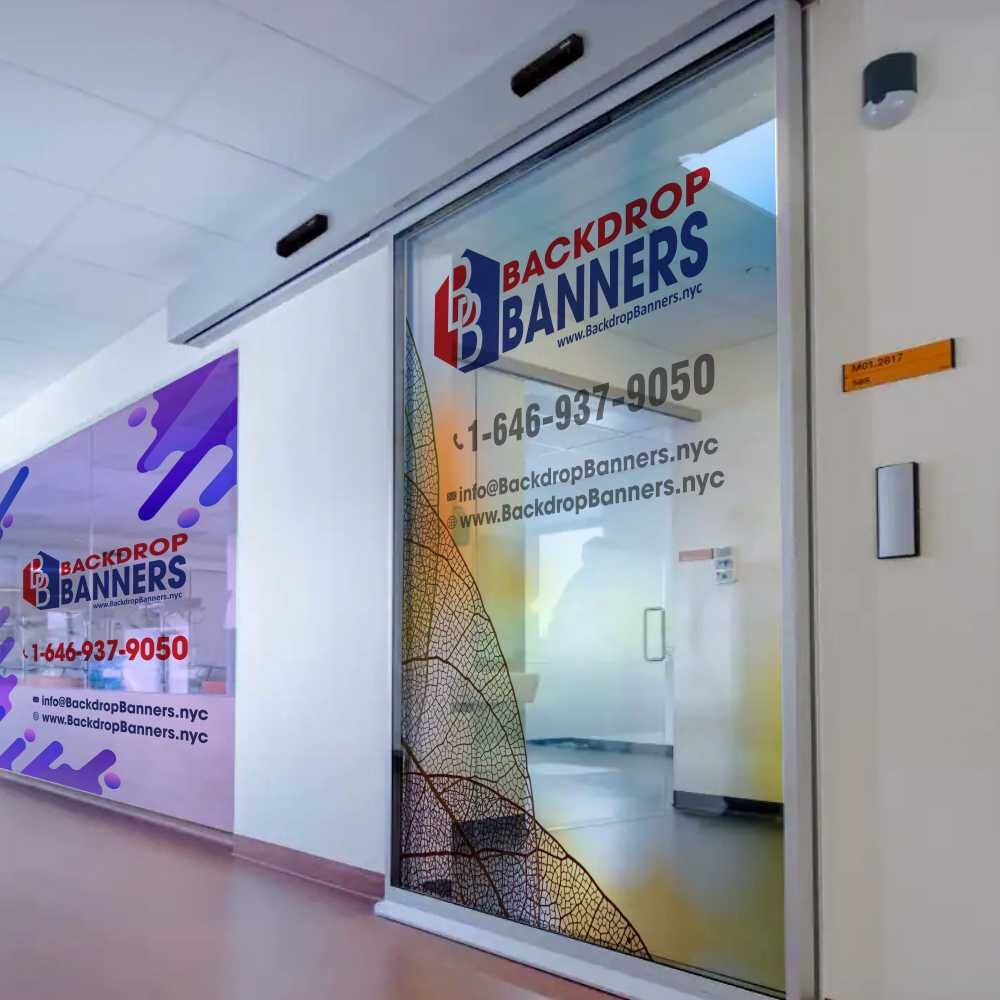 NYC Clear Window Clings